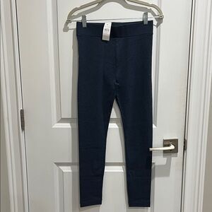 Blue Heathered Ann Taylor Cotton Leggings